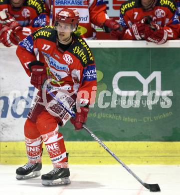 EBEL. Erste Bank Eishockey Bundesliga. KAC gegen VSV. Gregor Hager (KAC). CYL, Change your life. Klagenfurt, am 11.11.2007.
Foto: Kuess
---
pressefotos, pressefotografie, kuess, qs, qspictures, sport, bild, bilder, bilddatenbank