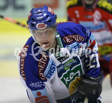 EBEL. Erste Bank Eishockey Bundesliga. KAC gegen VSV. Guenther Lanzinger (VSV). Klagenfurt, am 11.11.2007.
Foto: Kuess
---
pressefotos, pressefotografie, kuess, qs, qspictures, sport, bild, bilder, bilddatenbank