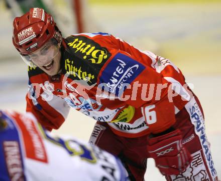 EBEL. Erste Bank Eishockey Bundesliga. KAC gegen VSV. Philippe Horsky (KAC). Klagenfurt, am 11.11.2007.
Foto: Kuess
---
pressefotos, pressefotografie, kuess, qs, qspictures, sport, bild, bilder, bilddatenbank