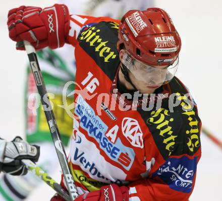 EBEL. Erste Bank Eishockey Bundesliga. KAC gegen Olympia Laibach. Philippe Horsky (KAC). Klagenfurt, am 15.11.2007.
Foto: Kuess
---
pressefotos, pressefotografie, kuess, qs, qspictures, sport, bild, bilder, bilddatenbank