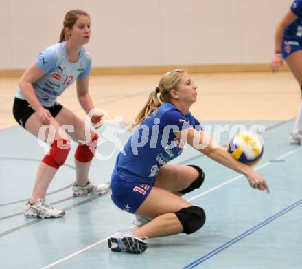 Volleyball MEVZA. ATSC Wildcats gegen HIT Nova Gorica (Slowenien). Elena Kaaden, Kristina Thurner (Wildcats). Klagenfurt, am 14.11.2007.
Foto: Kuess
---
pressefotos, pressefotografie, kuess, qs, qspictures, sport, bild, bilder, bilddatenbank