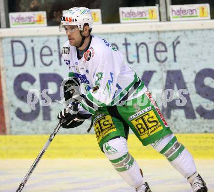 EBEL. Erste Bank Eishockey Bundesliga. KAC gegen Olympia Laibach.  Kevin Mitchell (Laibach). Klagenfurt, am 15.11.2007.
Foto: Kuess
---
pressefotos, pressefotografie, kuess, qs, qspictures, sport, bild, bilder, bilddatenbank