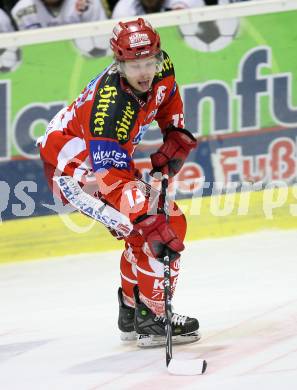 EBEL. Erste Bank Eishockey Bundesliga. KAC gegen Olympia Laibach. Johannes Kirisits (KAC). Klagenfurt, am 15.11.2007.
Foto: Kuess
---
pressefotos, pressefotografie, kuess, qs, qspictures, sport, bild, bilder, bilddatenbank