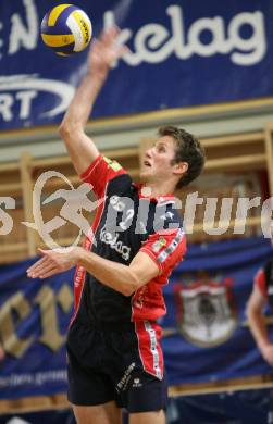 Volleyball Bundesliga. Hypo VBK Klagenfurt gegen SVS Sokol. David Quinn (Hypo VBK). Klagenfurt, am 17.11.2007.
Foto: Kuess
---
pressefotos, pressefotografie, kuess, qs, qspictures, sport, bild, bilder, bilddatenbank