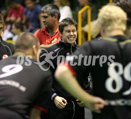 Handball Bundesliga. HCK 59 gegen Edelweiss Linz. Trainer Michael Pontasch-Mueller (HCK). Klagenfurt, am 17.11.2007.
Foto: Kuess
---
pressefotos, pressefotografie, kuess, qs, qspictures, sport, bild, bilder, bilddatenbank