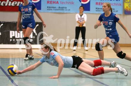 Volleyball Oesterreichischer Cup. Wildcats gegen Trofaiach/Eisenerz. Elena Kaaden, Kristina Thurner (Wildcats). Klagenfurt, am 18.11.2007.
Foto: Kuess
---
pressefotos, pressefotografie, kuess, qs, qspictures, sport, bild, bilder, bilddatenbank