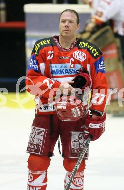 EBEL. Eishockey Bundesliga. KAC gegen HK Acroni Jesenice. Jeremy Rebek (KAC). Klagenfurt, am 23.11.2007.
Foto: Kuess
---
pressefotos, pressefotografie, kuess, qs, qspictures, sport, bild, bilder, bilddatenbank