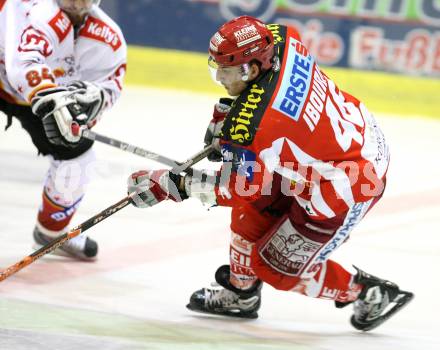 EBEL. Eishockey Bundesliga. KAC gegen HK Acroni Jesenice. Christoph Ibounig (KAC). Klagenfurt, am 23.11.2007.
Foto: Kuess
---
pressefotos, pressefotografie, kuess, qs, qspictures, sport, bild, bilder, bilddatenbank