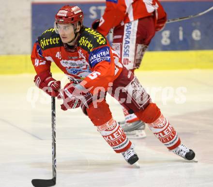 EBEL. Eishockey Bundesliga. KAC gegen HK Acroni Jesenice. David Schuller (KAC). Klagenfurt, am 23.11.2007.
Foto: Kuess
---
pressefotos, pressefotografie, kuess, qs, qspictures, sport, bild, bilder, bilddatenbank