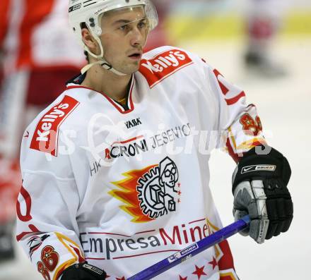 EBEL. Eishockey Bundesliga. KAC gegen HK Acroni Jesenice. Sabahudin Kovacevic (Jesenice). Klagenfurt, am 23.11.2007.
Foto: Kuess
---
pressefotos, pressefotografie, kuess, qs, qspictures, sport, bild, bilder, bilddatenbank