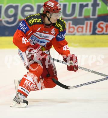 EBEL. Eishockey Bundesliga. KAC gegen HK Acroni Jesenice. David Schuller (KAC). Klagenfurt, am 23.11.2007.
Foto: Kuess
---
pressefotos, pressefotografie, kuess, qs, qspictures, sport, bild, bilder, bilddatenbank