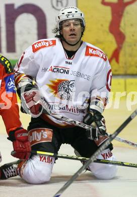 EBEL. Eishockey Bundesliga. KAC gegen HK Acroni Jesenice. Markus Matthiasson (Jesenice). Klagenfurt, am 23.11.2007.
Foto: Kuess
---
pressefotos, pressefotografie, kuess, qs, qspictures, sport, bild, bilder, bilddatenbank