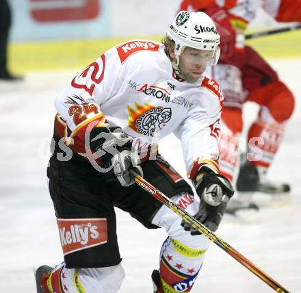 EBEL. Eishockey Bundesliga. KAC gegen HK Acroni Jesenice. Anze Terlikar(Jesenice). Klagenfurt, am 23.11.2007.
Foto: Kuess
---
pressefotos, pressefotografie, kuess, qs, qspictures, sport, bild, bilder, bilddatenbank