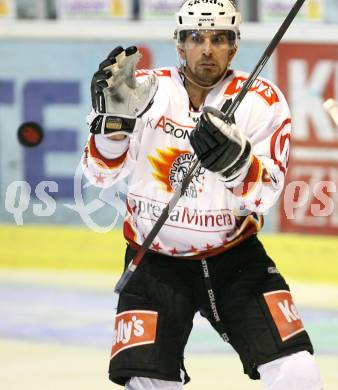 EBEL. Eishockey Bundesliga. KAC gegen HK Acroni Jesenice. Luka Zagar (Jesenice). Klagenfurt, am 23.11.2007.
Foto: Kuess
---
pressefotos, pressefotografie, kuess, qs, qspictures, sport, bild, bilder, bilddatenbank