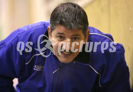 Eishockey Oberliga. Tarco Woelfe gegen ESC Steindorf. Trainer Guenther Ropatsch (Steindorf). Klagenfurt, am 24.11.2007.
Foto: Kuess 
---
pressefotos, pressefotografie, kuess, qs, qspictures, sport, bild, bilder, bilddatenbank