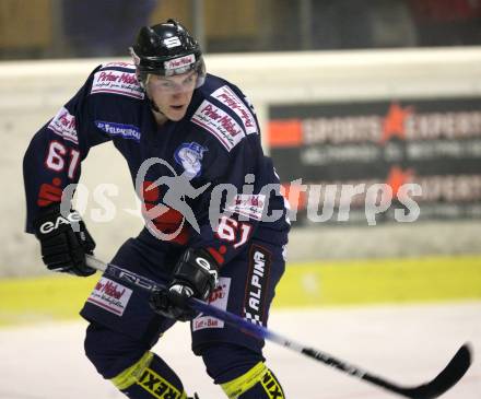 Eishockey Oberliga. Tarco Woelfe gegen ESC Steindorf. Christopher Frei (Steindorf). Klagenfurt, am 24.11.2007.
Foto: Kuess 
---
pressefotos, pressefotografie, kuess, qs, qspictures, sport, bild, bilder, bilddatenbank