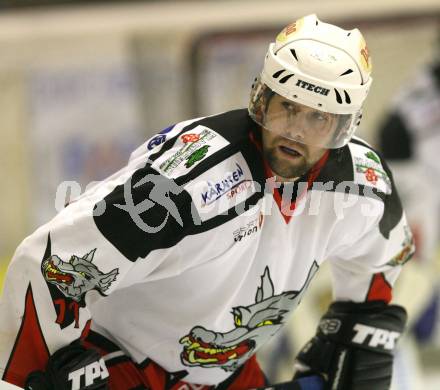 Eishockey Oberliga. Tarco Woelfe gegen ESC Steindorf. Andreas Moschik (Tarco). Klagenfurt, am 24.11.2007.
Foto: Kuess 
---
pressefotos, pressefotografie, kuess, qs, qspictures, sport, bild, bilder, bilddatenbank