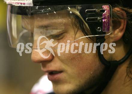 Eishockey Oberliga. Tarco Woelfe gegen ESC Steindorf. Jurica Bednjanec (Steindorf). Klagenfurt, am 24.11.2007.
Foto: Kuess 
---
pressefotos, pressefotografie, kuess, qs, qspictures, sport, bild, bilder, bilddatenbank