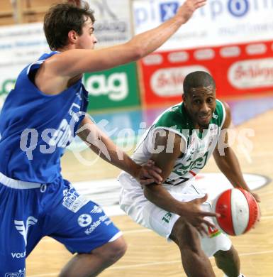 Basketball Bundesliga. Woerthersee Piraten gegen Oberwart Gunners. Melvin Creddle (Piraten). Klagenfurt, am 28.11.2007.
Foto: Kuess
---
pressefotos, pressefotografie, kuess, qs, qspictures, sport, bild, bilder, bilddatenbank