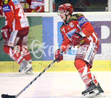 EBEL. Erste Bank Eishockey Bundesliga. KAC gegen EHC Graz 99ers. Johannes Kirisits (KAC). Klagenfurt, am 2.12.2007.
Foto: Kuess
---
pressefotos, pressefotografie, kuess, qs, qspictures, sport, bild, bilder, bilddatenbank