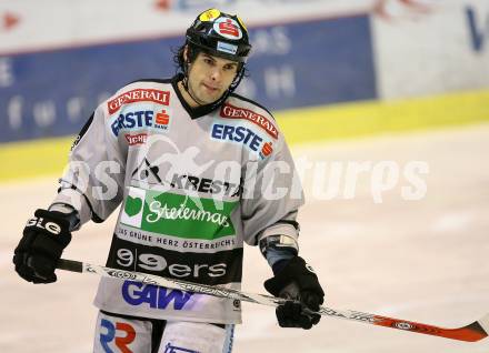 EBEL. Erste Bank Eishockey Bundesliga. KAC gegen EHC Graz 99ers. Anthony Iob (Graz). Klagenfurt, am 2.12.2007.
Foto: Kuess
---
pressefotos, pressefotografie, kuess, qs, qspictures, sport, bild, bilder, bilddatenbank