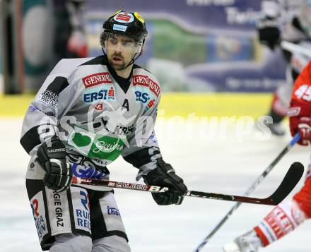 EBEL. Erste Bank Eishockey Bundesliga. KAC gegen EHC Graz 99ers. Steve Washburn (Graz). Klagenfurt, am 2.12.2007.
Foto: Kuess
---
pressefotos, pressefotografie, kuess, qs, qspictures, sport, bild, bilder, bilddatenbank