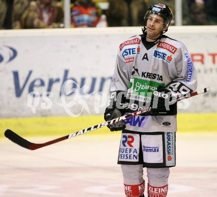 EBEL. Erste Bank Eishockey Bundesliga. KAC gegen EHC Graz 99ers. Greg Day (Graz). Klagenfurt, am 2.12.2007.
Foto: Kuess
---
pressefotos, pressefotografie, kuess, qs, qspictures, sport, bild, bilder, bilddatenbank