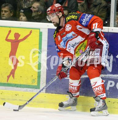 EBEL. Erste Bank Eishockey Bundesliga. KAC gegen EHC Graz 99ers. Robert Valicevic (KAC). Klagenfurt, am 2.12.2007.
Foto: Kuess
---
pressefotos, pressefotografie, kuess, qs, qspictures, sport, bild, bilder, bilddatenbank