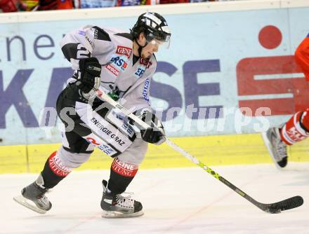 EBEL. Erste Bank Eishockey Bundesliga. KAC gegen EHC Graz 99ers. Rob Hisey (Graz). Klagenfurt, am 2.12.2007.
Foto: Kuess
---
pressefotos, pressefotografie, kuess, qs, qspictures, sport, bild, bilder, bilddatenbank