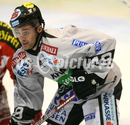 EBEL. Erste Bank Eishockey Bundesliga. KAC gegen EHC Graz 99ers. Greg Day (Graz). Klagenfurt, am 2.12.2007.
Foto: Kuess
---
pressefotos, pressefotografie, kuess, qs, qspictures, sport, bild, bilder, bilddatenbank