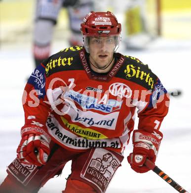 EBEL. Erste Bank Eishockey Bundesliga. KAC gegen EHC Graz 99ers. Herbert Ratz (KAC). Klagenfurt, am 2.12.2007.
Foto: Kuess
---
pressefotos, pressefotografie, kuess, qs, qspictures, sport, bild, bilder, bilddatenbank