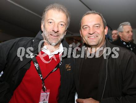 Schi Alpin. 100 Jahr Feier Landesschiverband Kaernten. Leopold Poldl Gruber, Alois Morgenstern. Bad Kleinkirchheim, am 7.12.2007.
Foto: Kuess
---
pressefotos, pressefotografie, kuess, qs, qspictures, sport, bild, bilder, bilddatenbank