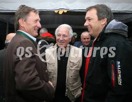 Schi Alpin. 100 Jahr Feier Landesschiverband Kaernten. Franz Klammer, Fritz Strobl. Bad Kleinkirchheim, am 7.12.2007.
Foto: Kuess
---
pressefotos, pressefotografie, kuess, qs, qspictures, sport, bild, bilder, bilddatenbank