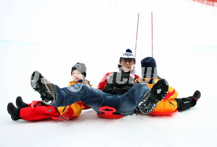 Schi Alpin. Weltcup.  Rainer Schoenfelder, Max und Moritz. Bad Kleinkirchheim, am 7.12.2007.
Foto: Kuess
---
pressefotos, pressefotografie, kuess, qs, qspictures, sport, bild, bilder, bilddatenbank