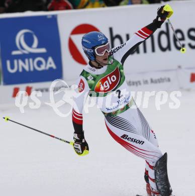 Schi Alpin Weltcup Slalom. Jubel Benjamin Raich (AUT). Bad Kleinkirchheim, am 9.12.2007.
Foto: Kuess
---
pressefotos, pressefotografie, kuess, qs, qspictures, sport, bild, bilder, bilddatenbank