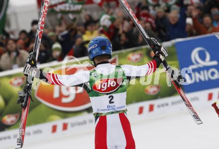 Schi Alpin Weltcup Slalom. Jubel. Benjamin Raich (AUT). Bad Kleinkirchheim, am 9.12.2007.
Foto: Kuess
---
pressefotos, pressefotografie, kuess, qs, qspictures, sport, bild, bilder, bilddatenbank