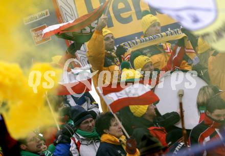 Schi Alpin Weltcup Slalom. Siegerehrung. Reinfried Herbst Fanclub. Bad Kleinkirchheim, am 9.12.2007.
Foto: Kuess
---
pressefotos, pressefotografie, kuess, qs, qspictures, sport, bild, bilder, bilddatenbank