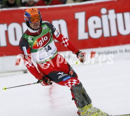 Schi Alpin Weltcup Slalom. Ivica Kostelic (CRO). Bad Kleinkirchheim, am 9.12.2007.
Foto: Kuess
---
pressefotos, pressefotografie, kuess, qs, qspictures, sport, bild, bilder, bilddatenbank