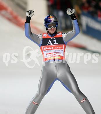 Schi Nordisch. Weltcup Schispringen. Sieger Thomas Morgenstern (AUT). Villach am 14.12.2007
Foto: Kuess
---
pressefotos, pressefotografie, kuess, qs, qspictures, sport, bild, bilder, bilddatenbank