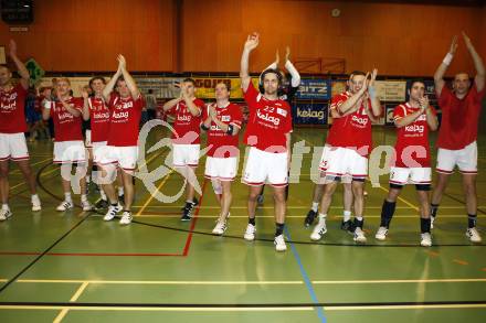 Handball Bundesliga. SC Ferlach gegen HCK 59. Jubel (HCK). Ferlach, am 15.12.2007.
Foto: Kuess
---
pressefotos, pressefotografie, kuess, qs, qspictures, sport, bild, bilder, bilddatenbank