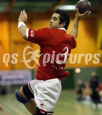 Handball Bundesliga. SC Ferlach gegen HCK 59.  Josef Sourek (HCK). Ferlach, am 15.12.2007.
Foto: Kuess
---
pressefotos, pressefotografie, kuess, qs, qspictures, sport, bild, bilder, bilddatenbank