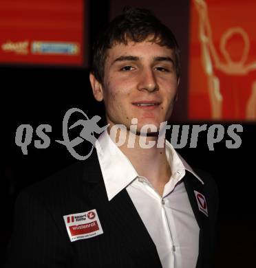 Sportgala. Sportlerwahl 2007. Christian Pichler (Eisschnellauf). Rookie of the year. Velden, am 17.12.2007.
Foto: Kuess
---
pressefotos, pressefotografie, kuess, qs, qspictures, sport, bild, bilder, bilddatenbank