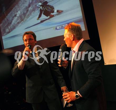 Sportlerehrung, Sportgala 2007. Fritz Strobl und Werner singen  Ein Genie auf die Schi. Velden, am 17.12.2007.
Foto: Kuess
---
pressefotos, pressefotografie, kuess, qs, qspictures, sport, bild, bilder, bilddatenbank