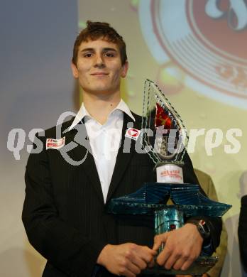 Sportlerwahl, Sportgala 2007. Eisschnellauf. Rookie of the year. Christian Pichler. Velden, am 17.12.2007.
Foto: Kuess
---
pressefotos, pressefotografie, kuess, qs, qspictures, sport, bild, bilder, bilddatenbank