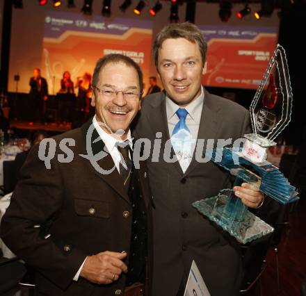 Sportlerwahl, Sportgala 2007. Ernst Karl Koschuttnig, Sportler des Jahres Fritz Strobl. Velden, am 17.12.2007.
Foto: Kuess
---
pressefotos, pressefotografie, kuess, qs, qspictures, sport, bild, bilder, bilddatenbank