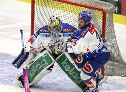 EBEL. Eishockey Bundesliga. VSV gegen Black Wings Linz. Gert Prohaska, Devin Edgerton (VSV). Villach, am 26.12.2007.
Foto: Kuess
---
pressefotos, pressefotografie, kuess, qs, qspictures, sport, bild, bilder, bilddatenbank