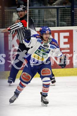 EBEL. Eishockey Bundesliga. VSV gegen Black Wings Linz. Torjubel Wolfgang Kromp (VSV). Villach, am 26.12.2007.
Foto: Kuess
---
pressefotos, pressefotografie, kuess, qs, qspictures, sport, bild, bilder, bilddatenbank