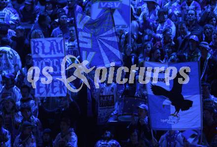 EBEL. Eishockey Bundesliga. VSV gegen Black Wings Linz. VSV Fansektor. Fans. Villach, am 26.12.2007.
Foto: Kuess
---
pressefotos, pressefotografie, kuess, qs, qspictures, sport, bild, bilder, bilddatenbank