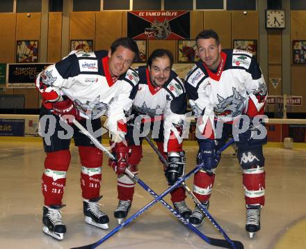 Eishockey Oberliga. Patrick Pilloni, Bruno Tarmann, Peter Kasper (Tarco Woelfe). Klagenfurt, am 28.12.2007.
Foto: Kuess
---
pressefotos, pressefotografie, kuess, qs, qspictures, sport, bild, bilder, bilddatenbank