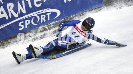 Rodeln. Oesterreichische Meisterschaft. Thomas Knauder (WSV Frantschach, Kaernten). Frantschach, am 29.12.2007
Foto: Kuess
---
pressefotos, pressefotografie, kuess, qs, qspictures, sport, bild, bilder, bilddatenbank